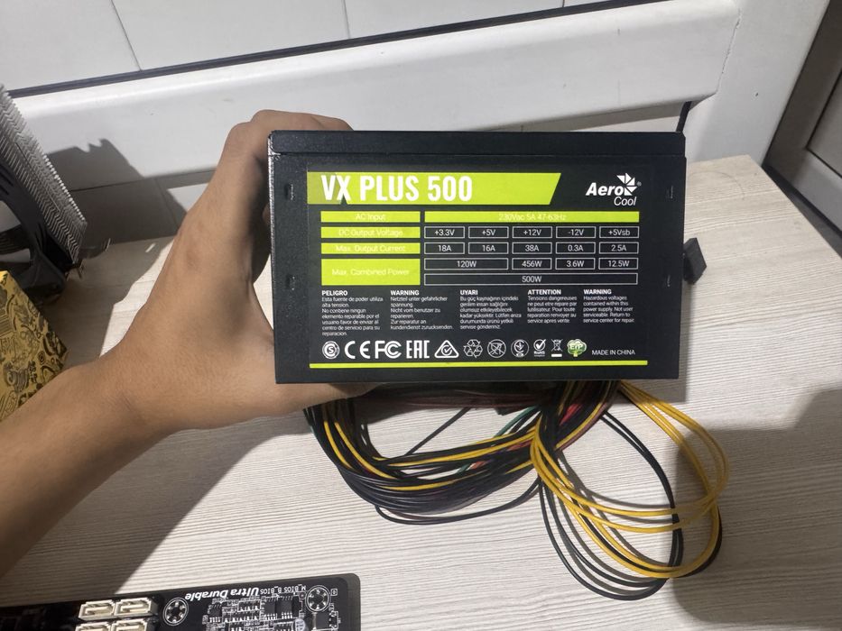 Блок питания AeroCool VX PLUS 500W