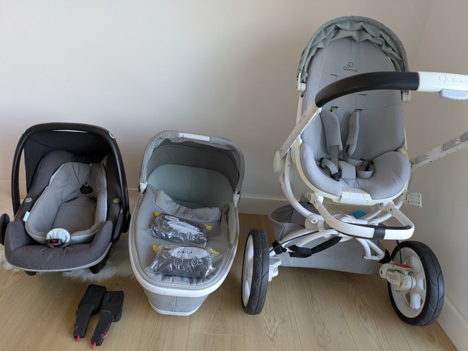 Carucior Quinny Moodd 3 in 1 gri