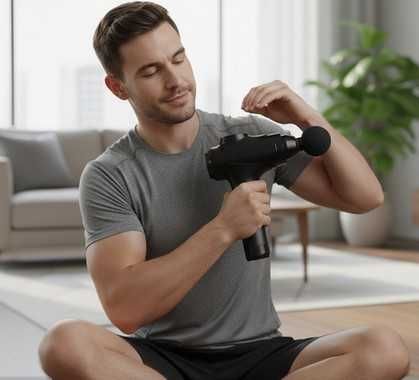 ГАРАНЦИЯ! Мощен и ефикасен пистолет за масаж и рехабилитация на мускулите