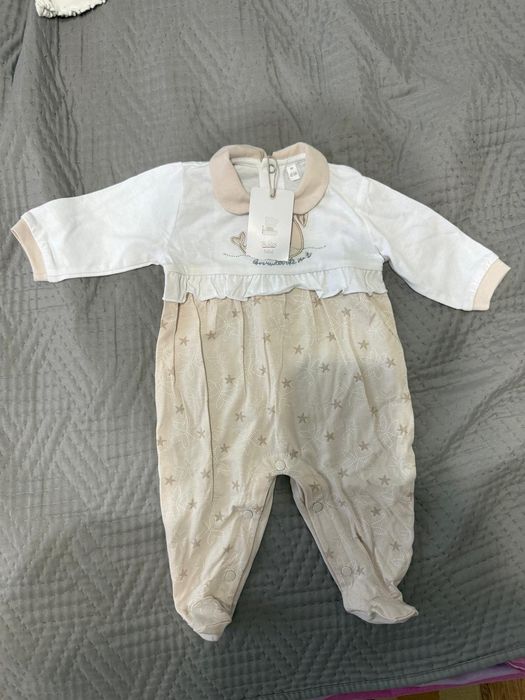 Salopeta pijama bebeluși bebe model unisex BluKids bebe Italia