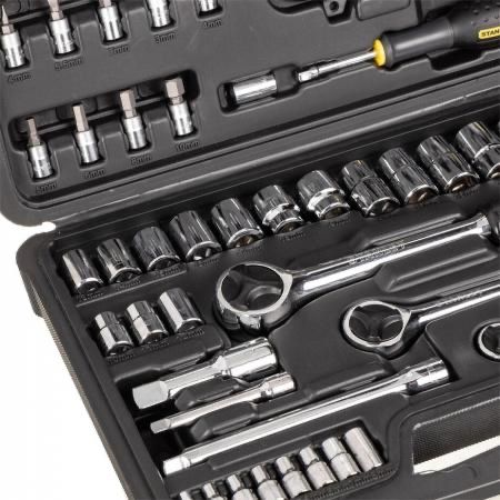 Комплект Гедоре 80 части  STANLEY STHT0-73930 - 1/4″, 3/8″, 1/2″