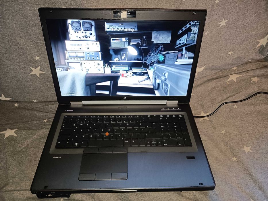 Laptop light gaming, HP Elitebook 8760w, core i7 2760qm octacore, ram 8gb, Nvidia quadro 3000m 2gb ddr5, hdd 1TB, 17,3 inch