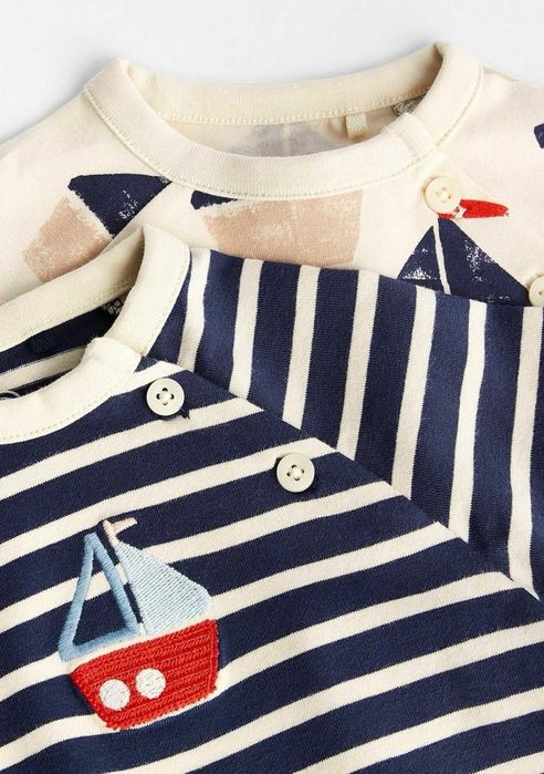 Комплект 2бр ромпъри за момче Next