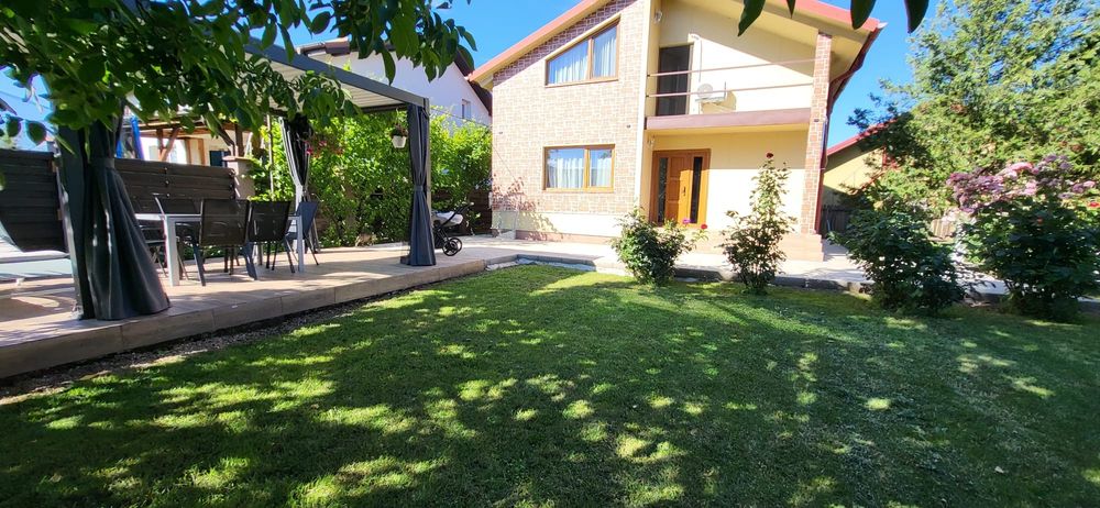 Casă modernă P+M de vânzare | 110 mp,| Teren 643mp | Gagu – Dascălu, Ilfov