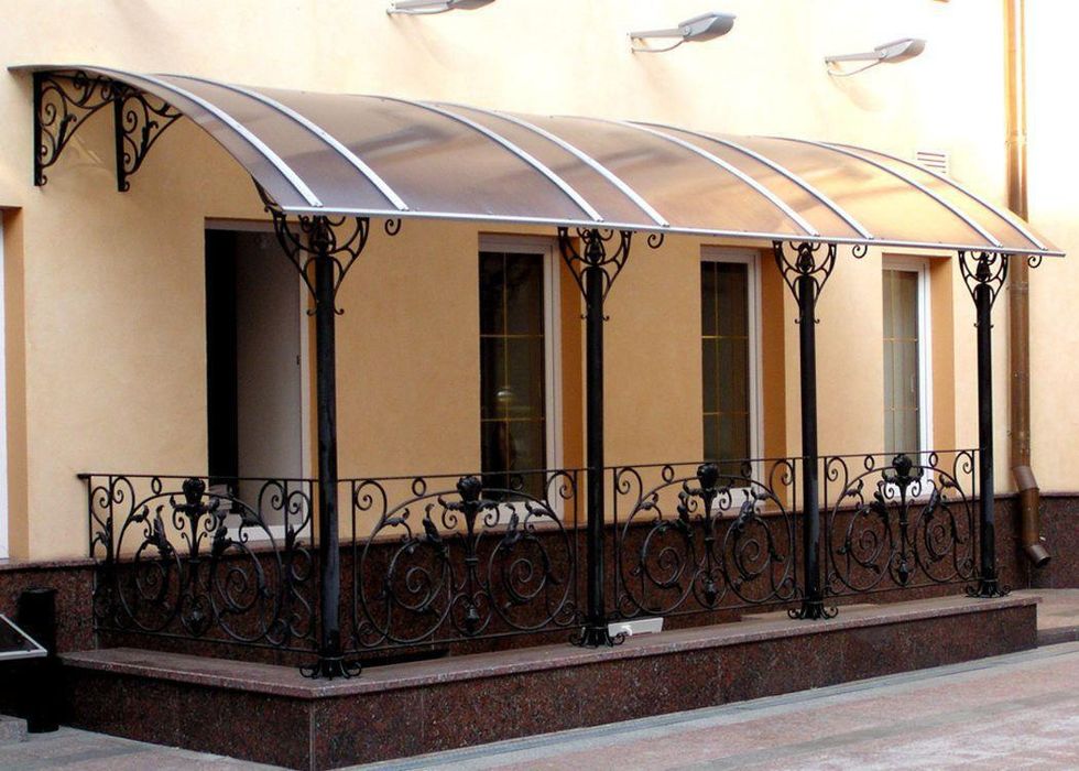 Навес, Лексан,Ворота, Перила, Хай-тек, Решётки