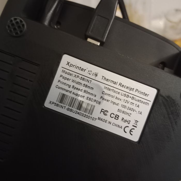 Принтер чеков маленький