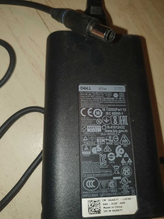 Încărcător original Dell 65W alimentator 19.5v 3.34a LA65NM130