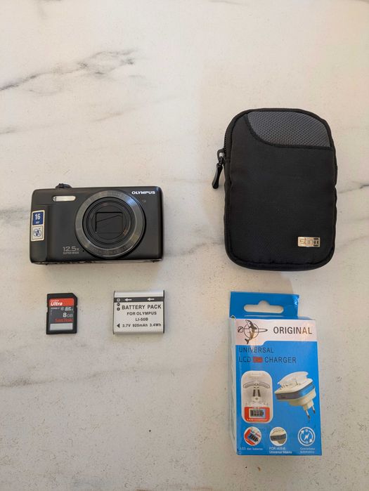 Olympus VR-360 - УНИКАЛНИ СНИМКИ Дигитален Фотоапарат 12.5x ZOOM КАТО НОВ