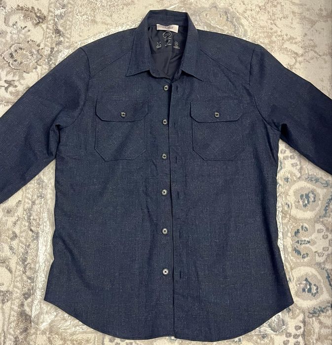 Рубашка - куртка шерстяная