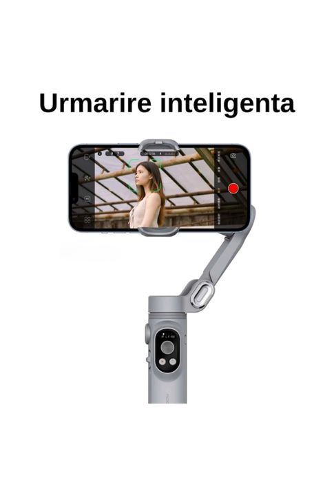Sistem de stabilizare Gimbal Smart X Pro, 3 axe, trepied, Androit/IOS