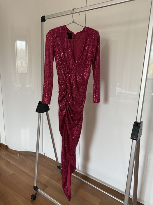 Официална рокля с пайети Pinko