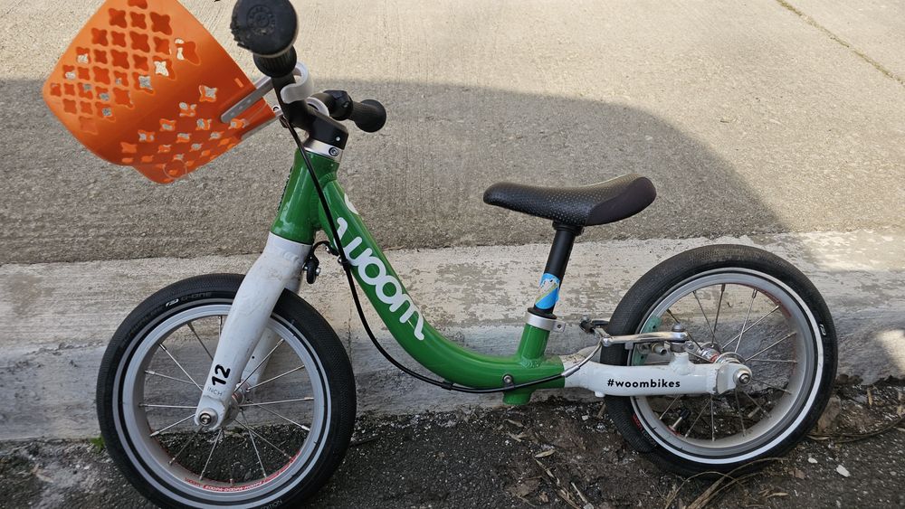 Woom 1, verde bicicletă copii
