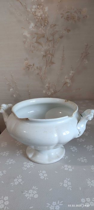 Старинная ваза "Супница", 19 век