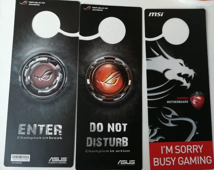 Vand abtibild GoPro , Asus ROG, sticker cabluri, do not disturb sign