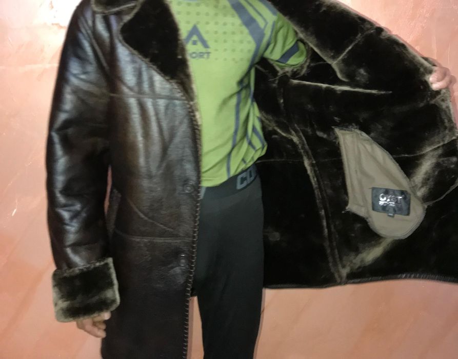 Авто дубленка мужскрй