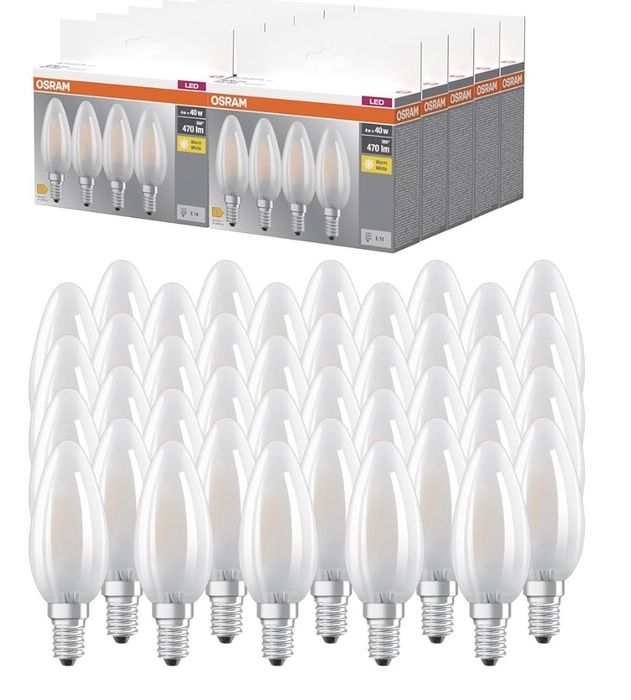 OSRAM LED BASE B40, Pachet Economic cu 4 Becuri