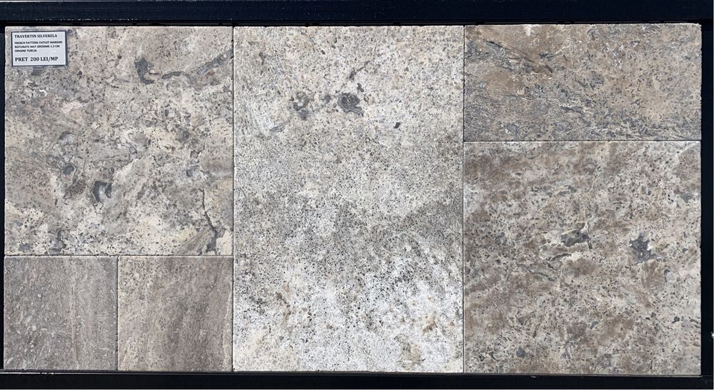 Import direct Travertin French Pattern 1.2 sau 3cm