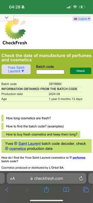 YSL Black Opium Glitter EDP 90ml, original 100%, nou, sigilat