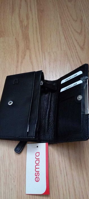 Portofel piele naturala ,model dama ,nou