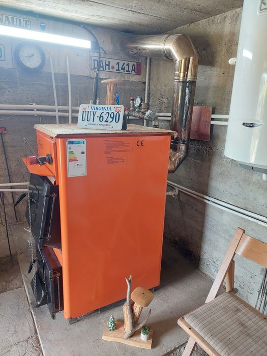 Centrală termică, combustibil solig ( lemne, cărbune) Feroli, 35 kw