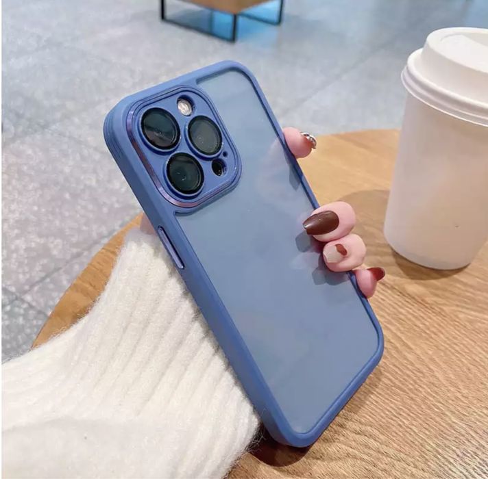 Iphone 12 13 14 PRO/MAX Husa Full Camera Spate Plastic Margine Silicon