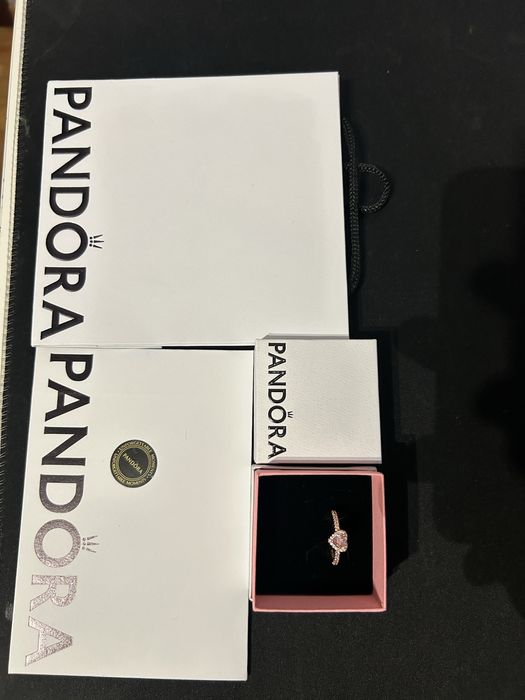 Inel Pandora roz