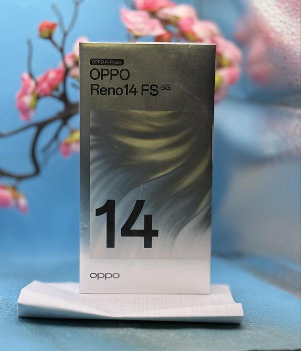 НОВО!!! OPPO Reno14 FS 5G, 12GB, 512GB, Opal Blue
