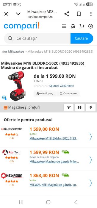 Filetanta milwaukee m18blddrc-502c