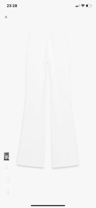 Zara брюки высокая посадка