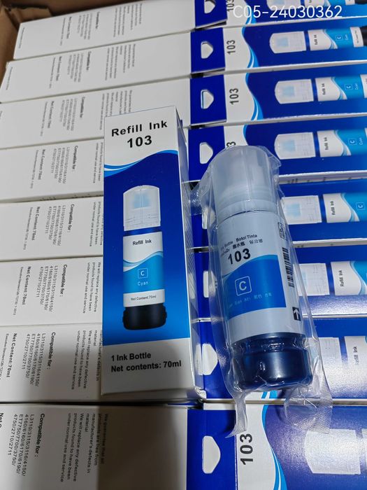 Чернила для принтера Epson 103 (C/M/Y/BK) 70мл оригинальное качество