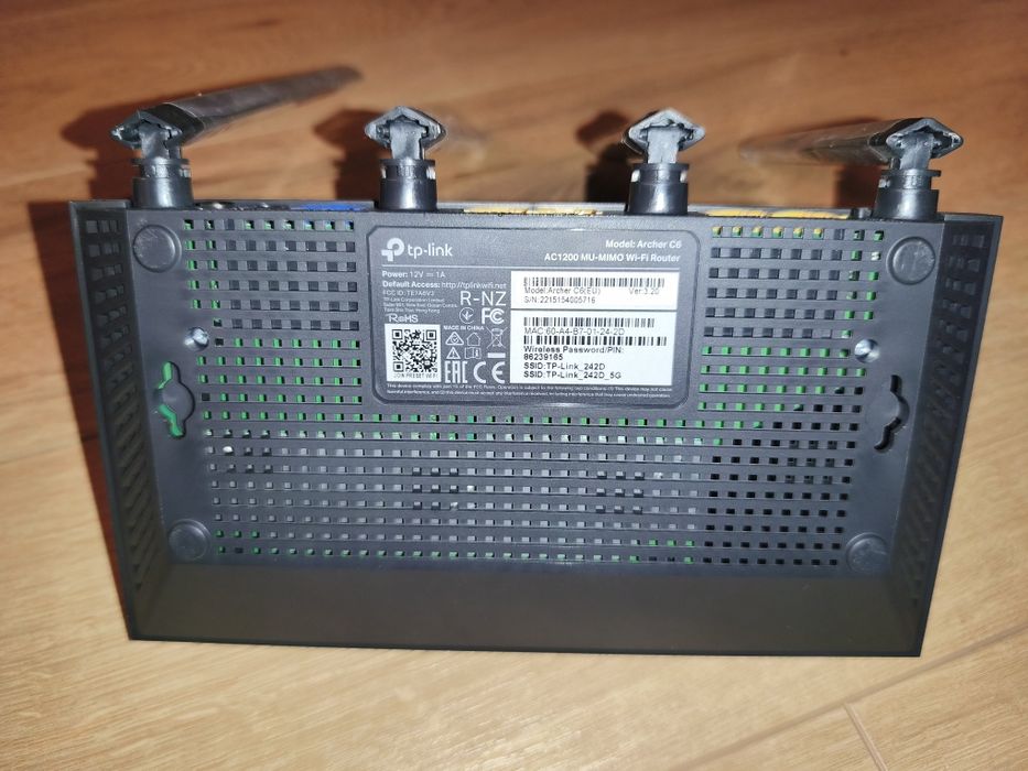 Router Wireless TP-Link Archer C6, AC1200, Dual-Band, Beamforming, One