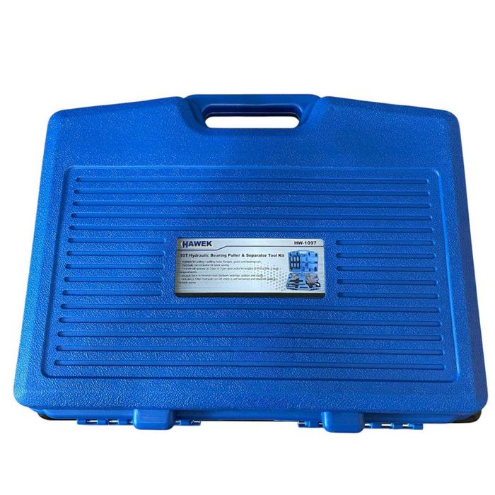 Хидравличен комплект скоби и сепаратор за лагери 10 тона HAWEK HW-1097