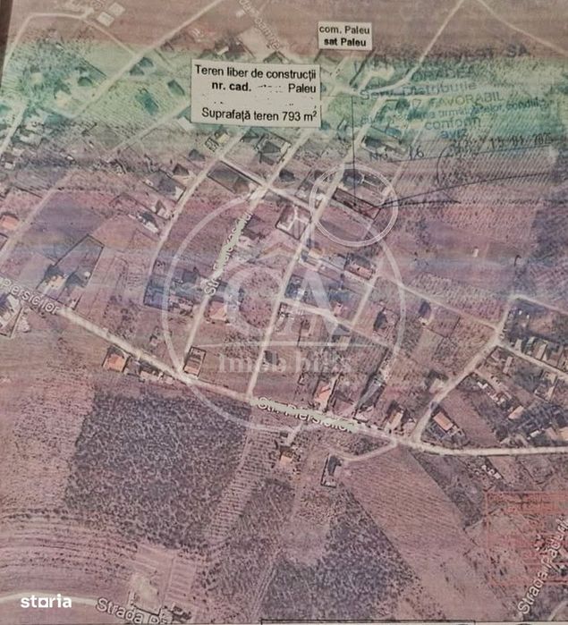 Teren intravilan de vânzare in Paleu, Bihor