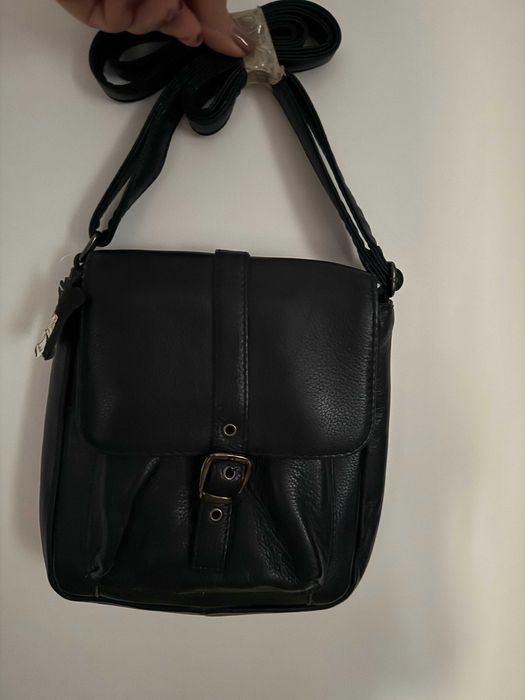 gentuta dama de piele naturala de calatorie