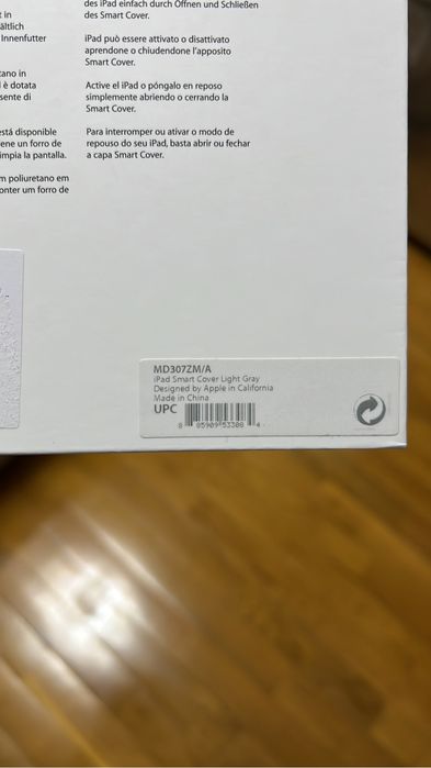 Husa originla ipad 2 light grey