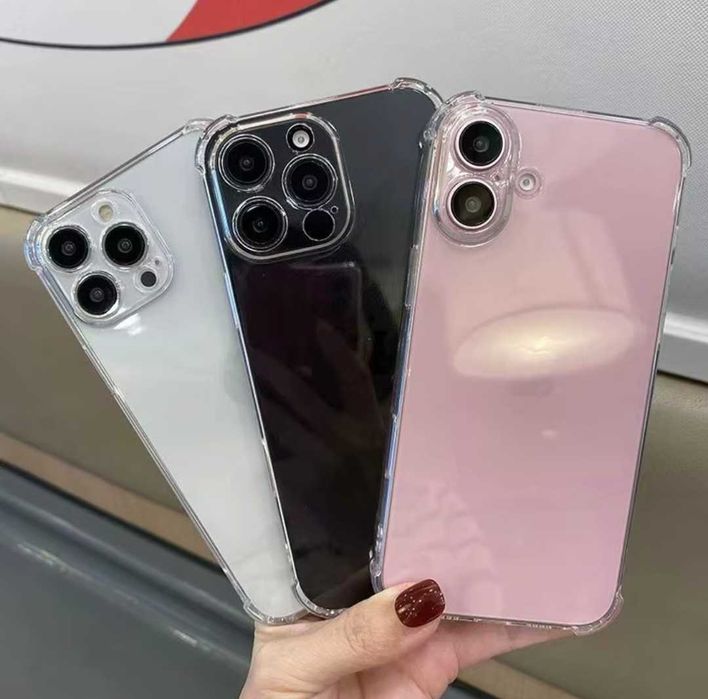 Set Husa AntiSoc + Folie Sticla - iPhone 15 / Pro / 15 Pro Max / Plus