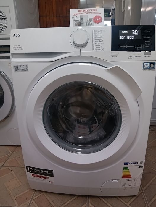 Чисто нова пералня АЕГ Aeg Series 6000 A+++ 10 кг с 2 години гаранция!