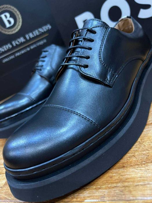 Boss мужские кожаные туфли-дерби РАЗМЕР 39,40,45,46