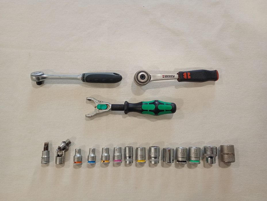 Wera, Hilti, Usag, Wurth Zebra, Facom, Milwaukee -лот от инструменти