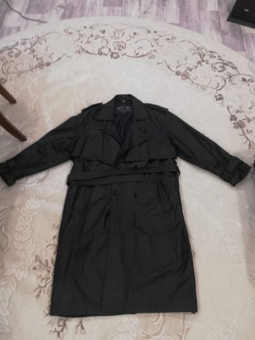 Плащ кожаный, фабричный Китай