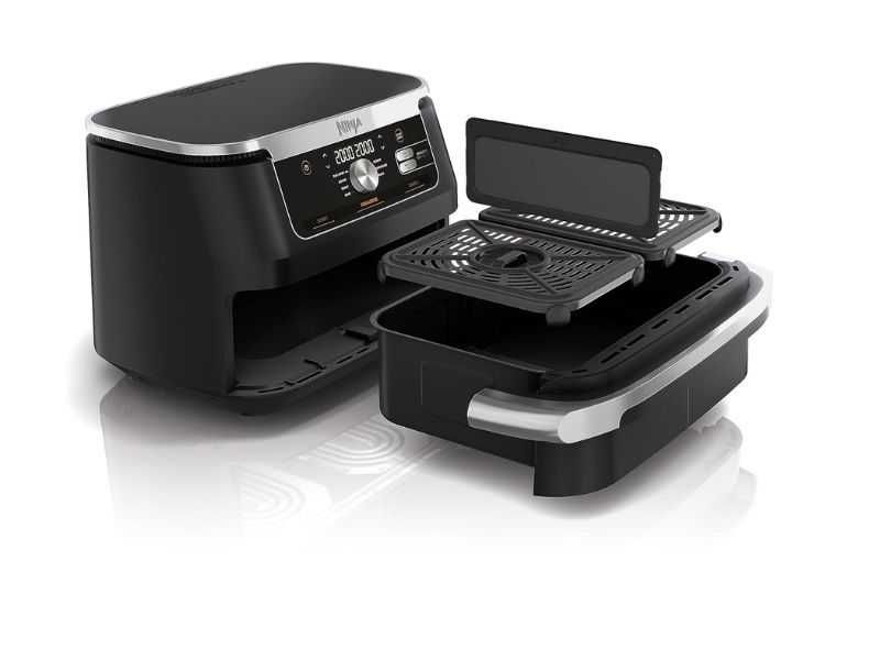 Двузонов Еър фрайър Ninja Foodi FlexDrawer AF500EU, 10.4L, Черен