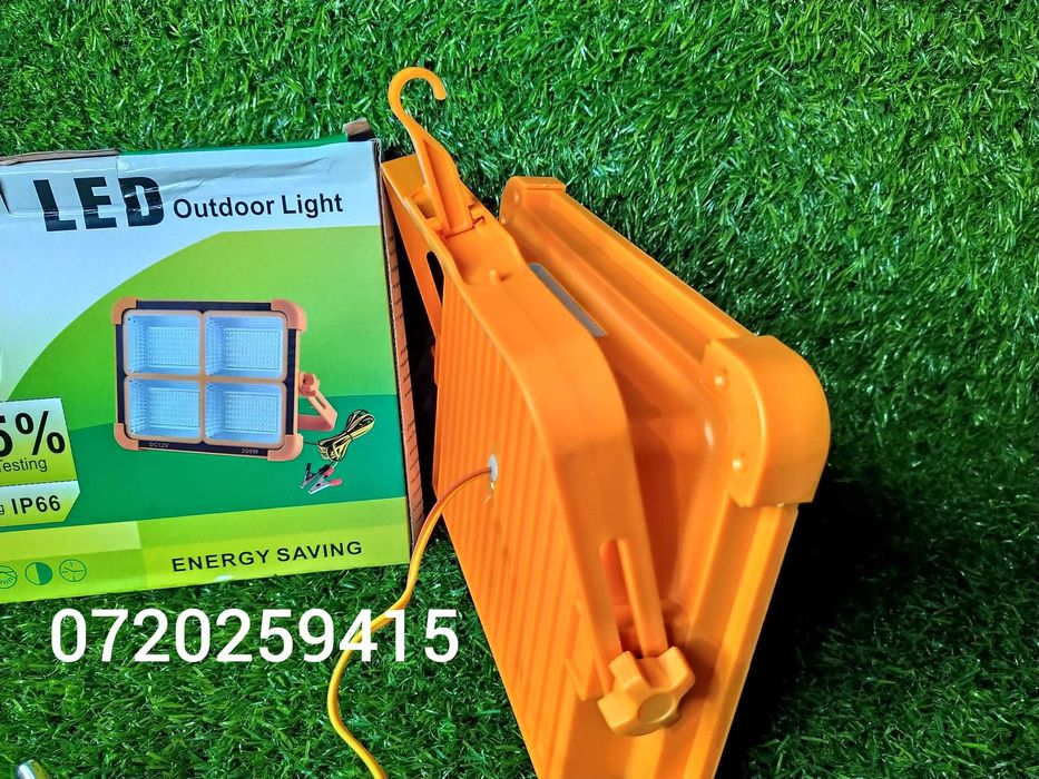 Proiector led Camping, Pescuit  200W - 12V - 6000K-6500K