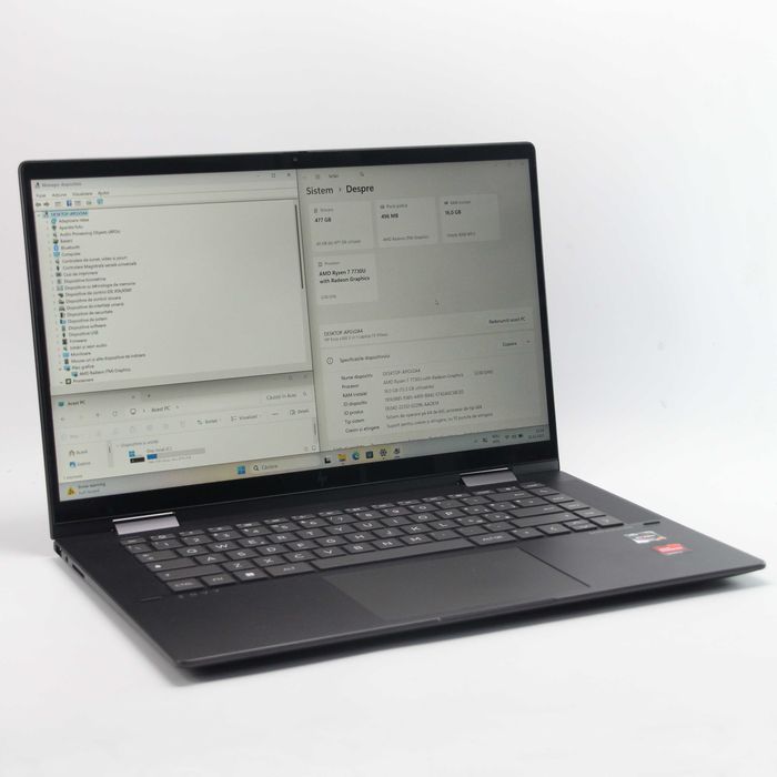 HP ENVY 360, Ryzen 7 7730U, 512 Gb SSD/16 Gb RAM - Amanet FRESH Galati