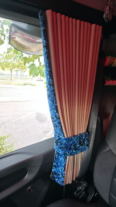 Vand perdele camion Scania Plus Danez (danish pluche)