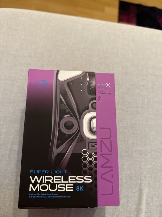 Lamzu Maya x Purple wireless mouse