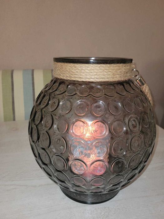 Centru masa din sticla - Masiv