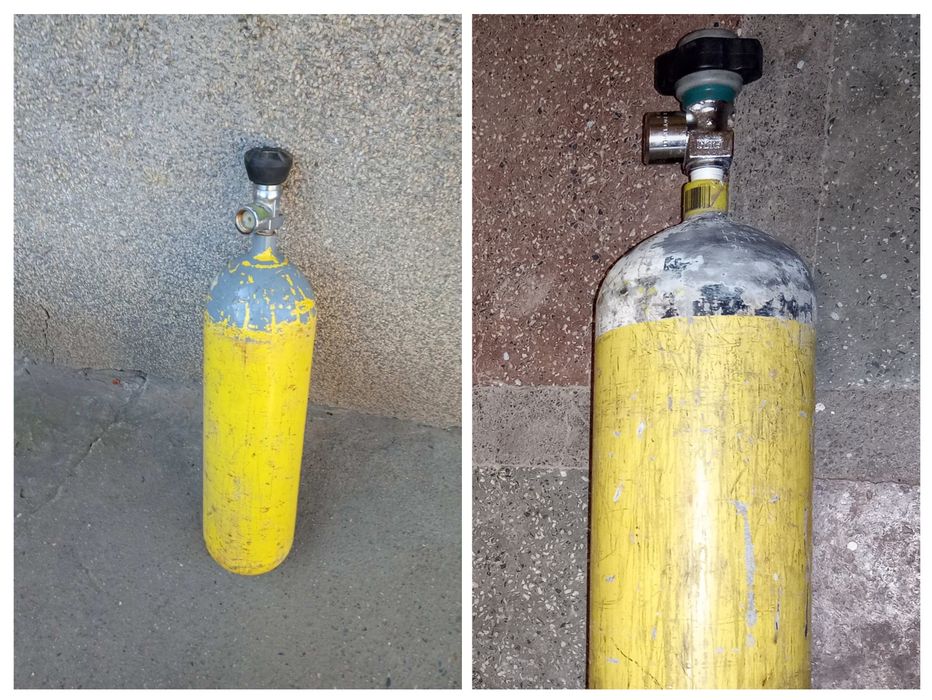 Продавам желязна бутилка Dräger - 1 брой - 6L - 300 BAR - АТМОСФЕРИ работно налягане