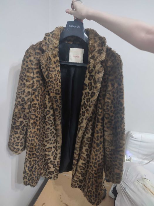 леопардовая шуба