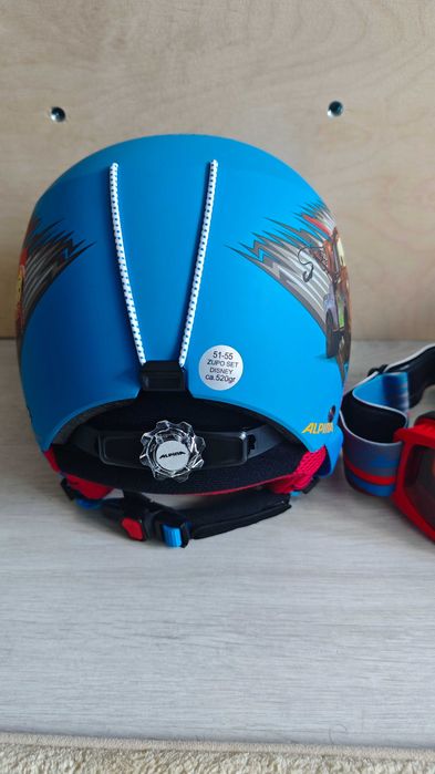 Детска каска с маска Alpina