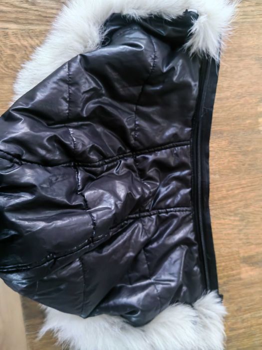 Качулка с естествен пух